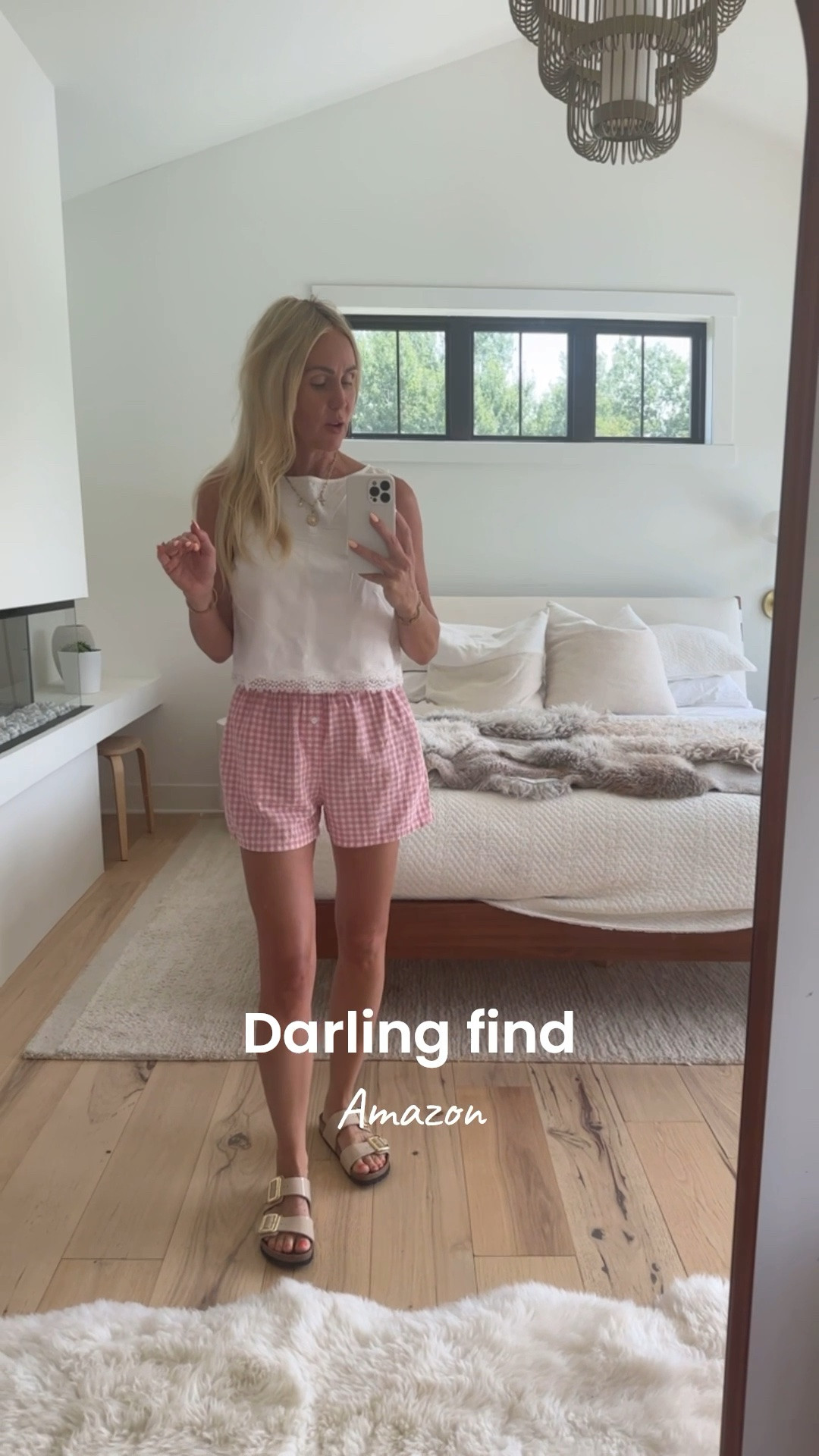 Love a good casual summer look but also a little bit elevated.

Cotton shorts (size up) and linen top (tts- I got small, tall). My exact one is sold out, but it’s also gap and similar are listed.
My favorite wipeable￼ Birkenstocks!

#LTKgrwm #LTKmomlife