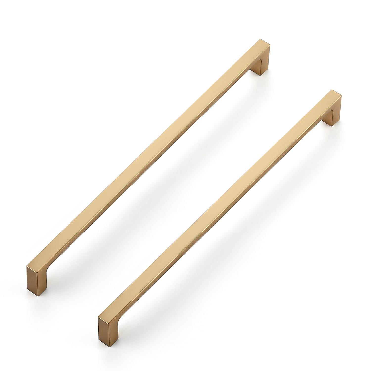 Ravinte 30-Pack 10-Inch Solid Square Cabinet Pulls - Champagne Bronze Handles for Kitchen Cabinet... | Amazon (US)