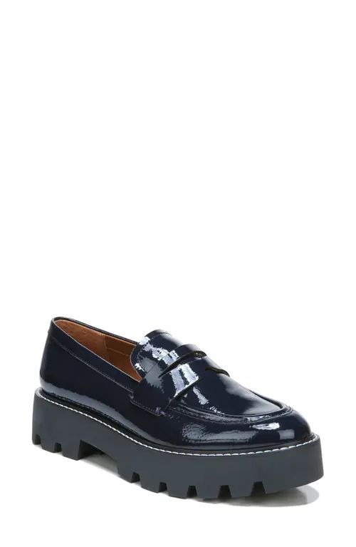 Franco Sarto Balin Platform Loafer in Midnight at Nordstrom, Size 5 | Nordstrom