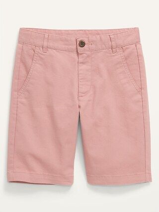 Built-In Flex Straight Twill Shorts for Boys (At Knee) | Old Navy (US)