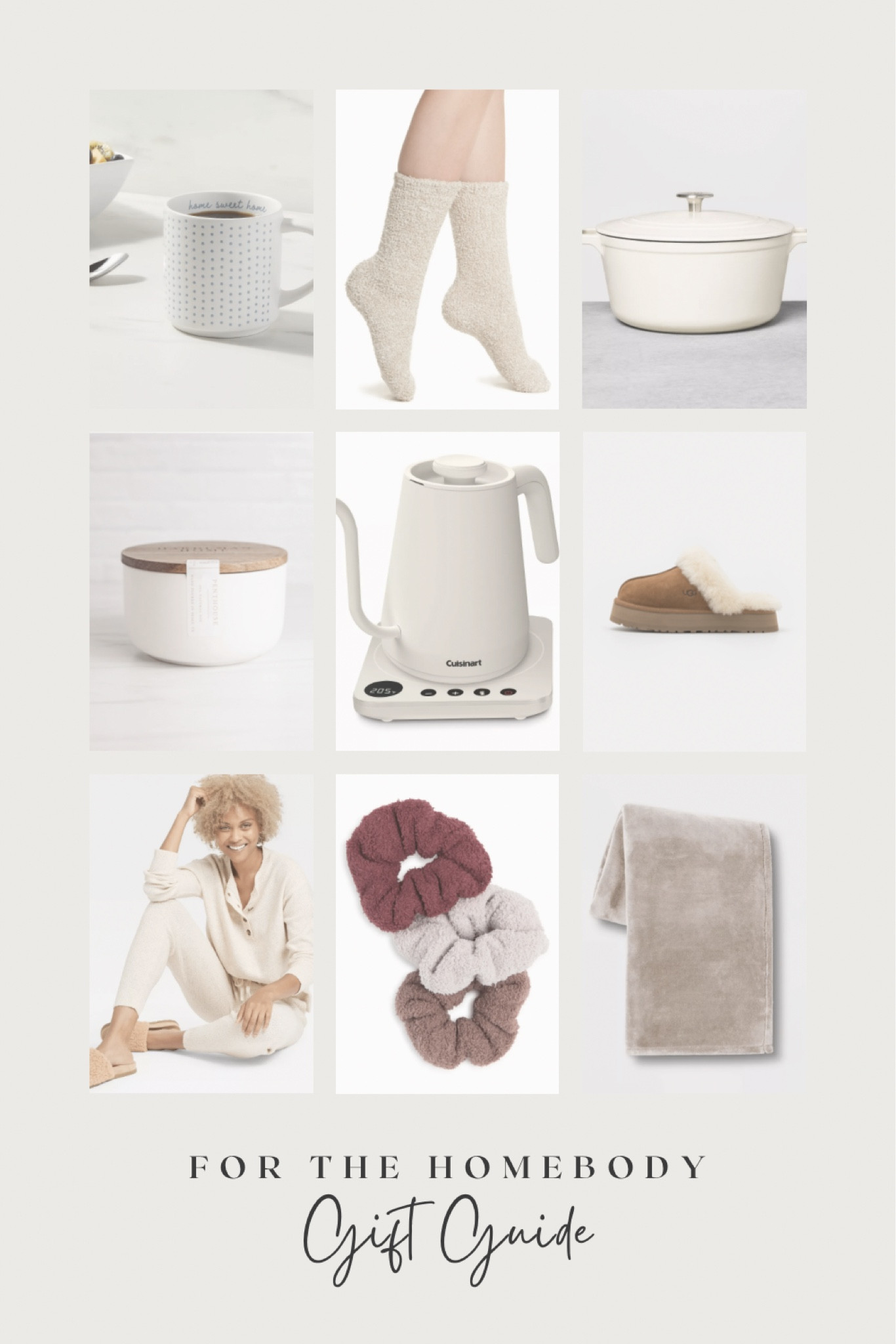 A gift guide for the homebody! The one that loves to be cozy at home or for the one who works from home.

Loungewear. Cozy. Candles. Slippers. Uggs. Barefoot Dreams. Target. Nordstrom. Blankets. Christmas. Gift Ideas.

#LTKHoliday #LTKSeasonal #LTKhome