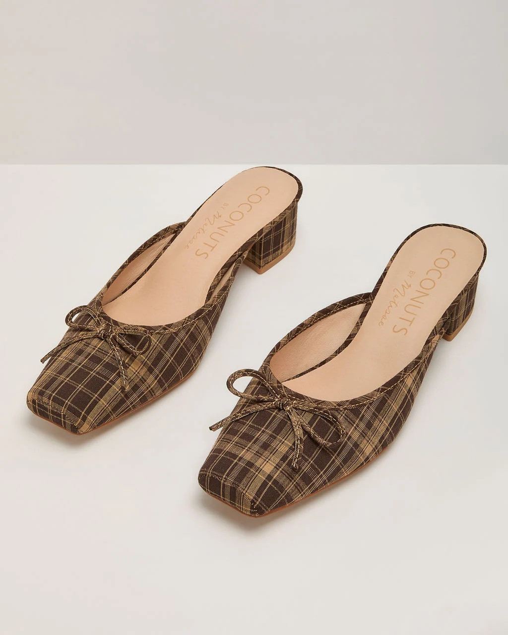 Audree Plaid Heel Mule | VICI