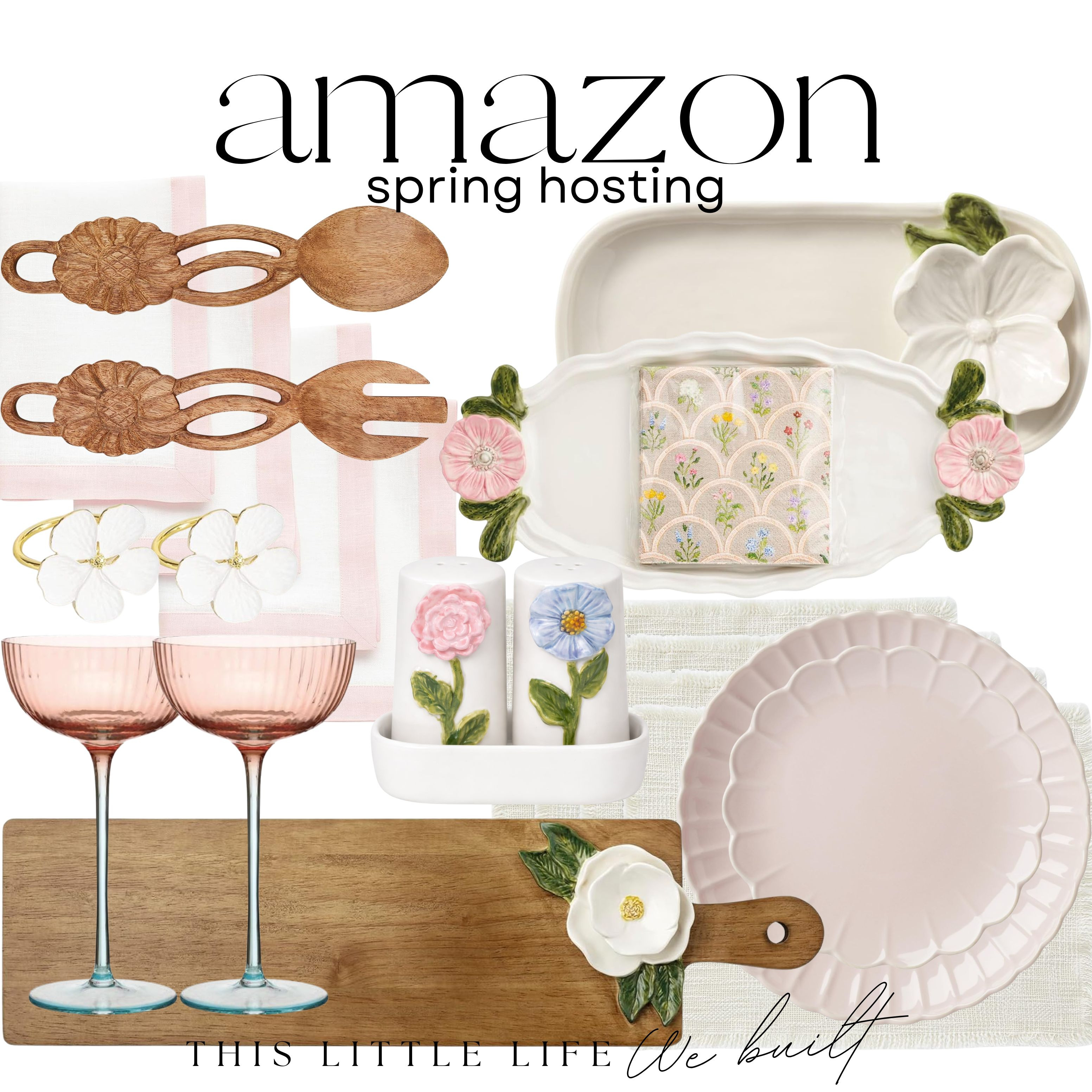 Spring Dining Essentials from Amazon!
Amazon Home / Amazon Spring / Floral Table Runners / Pastel Placemats / Light Linen Napkins / Decorative Chargers / Spring-Themed Dinnerware / Glass Water Goblets / Ceramic Serving Bowls / Fresh Floral Centerpieces / Wicker Bread Baskets / Seasonal Salad Plates / Wooden Serving Trays / Spring Scented Candles / Napkin Rings / Light Wood Dining Tables / Clear Glass Pitchers / Patterned Tablecloths / Rattan Coasters / White Porcelain Plates / Neutral Flatware Sets / Small Vases for Tablescapes / Spring-Themed Salt & Pepper Shakers / Rustic Cake Stands / Terracotta Planters / Seasonal Tea Sets / Woven Placemats / Brass Flatware / Scalloped Dinnerware /  

 #LTKSeasonal #LTKHome