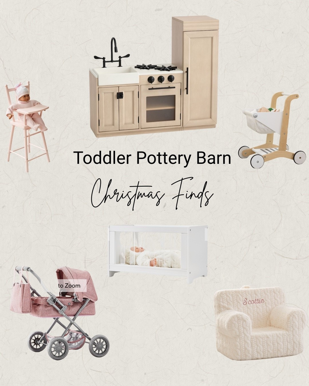 
⸻

🎄 Toddler Pottery Barn Christmas Finds 🎁
If you’re looking for the cutest toddler gifts this Christmas — these Pottery Barn picks are timeless, high-quality, and perfect for playtime magic! From a mini kitchen to a cozy personalized chair, every piece is built to last and make their little space extra special.

✨ Shop my favorites for toddlers: kitchen set, baby doll stroller, crib, and more!
#PotteryBarnKids #ToddlerGifts #ChristmasGifts #HolidayGiftGuide #PlayroomInspo #ToddlerToys #GiftIdeas #LTKHoliday #LTKGiftGuide #LTKKids #LTKFinds #BasicallyBriHome #ChristmasFinds

#LTKKids #LTKHoliday #LTKGiftGuide