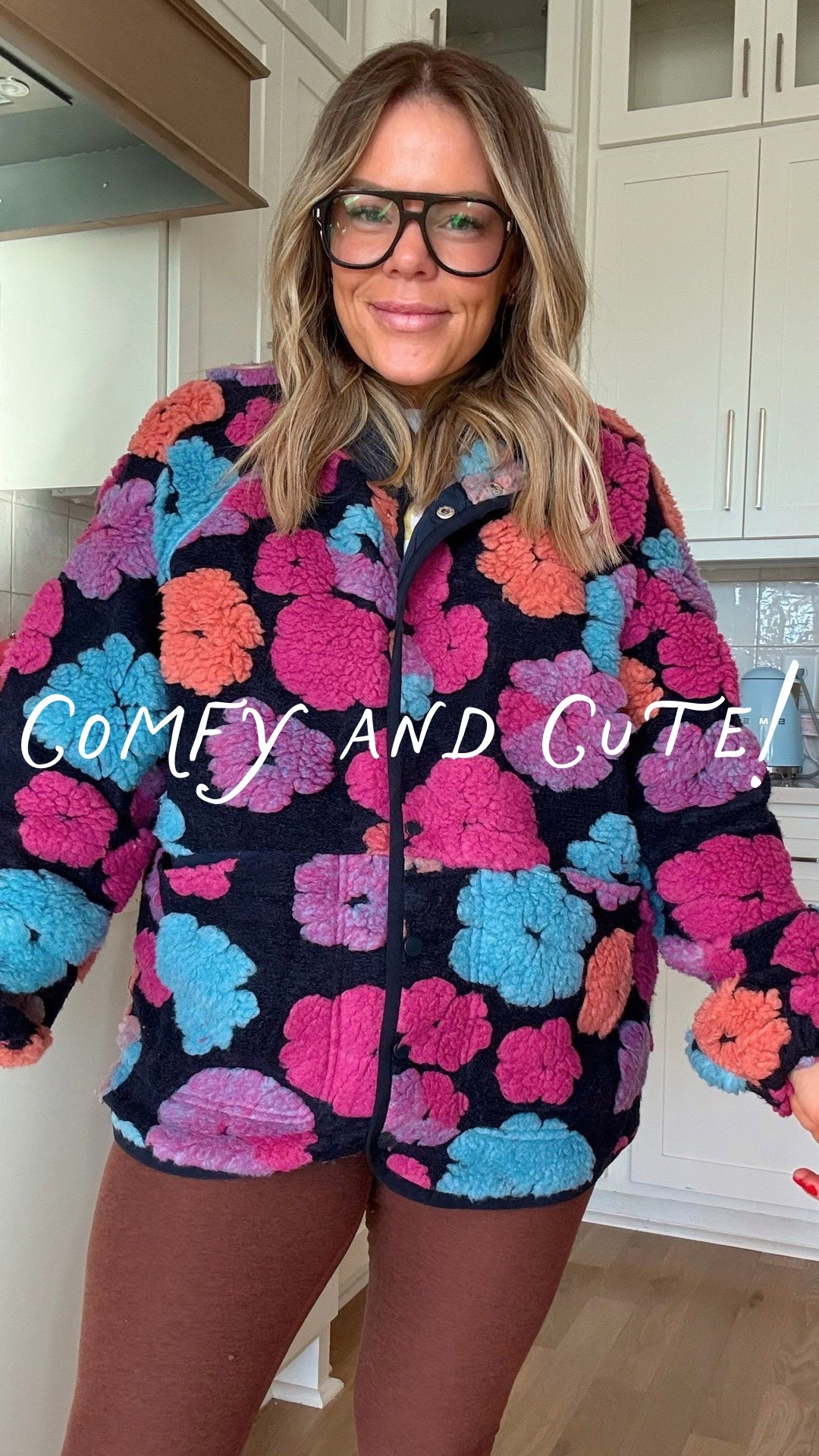 Cozy doesn’t have to mean boring! 💗 This colorful floral fleece jacket is SO fun, and I love how it adds a playful touch to an everyday outfit. Perfect for throwing on with leggings, sneakers, or your favorite casual basics when you want to be comfortable AND cute!

#LTKDayInMyLife #LTKSeasonal #LTKOOTD