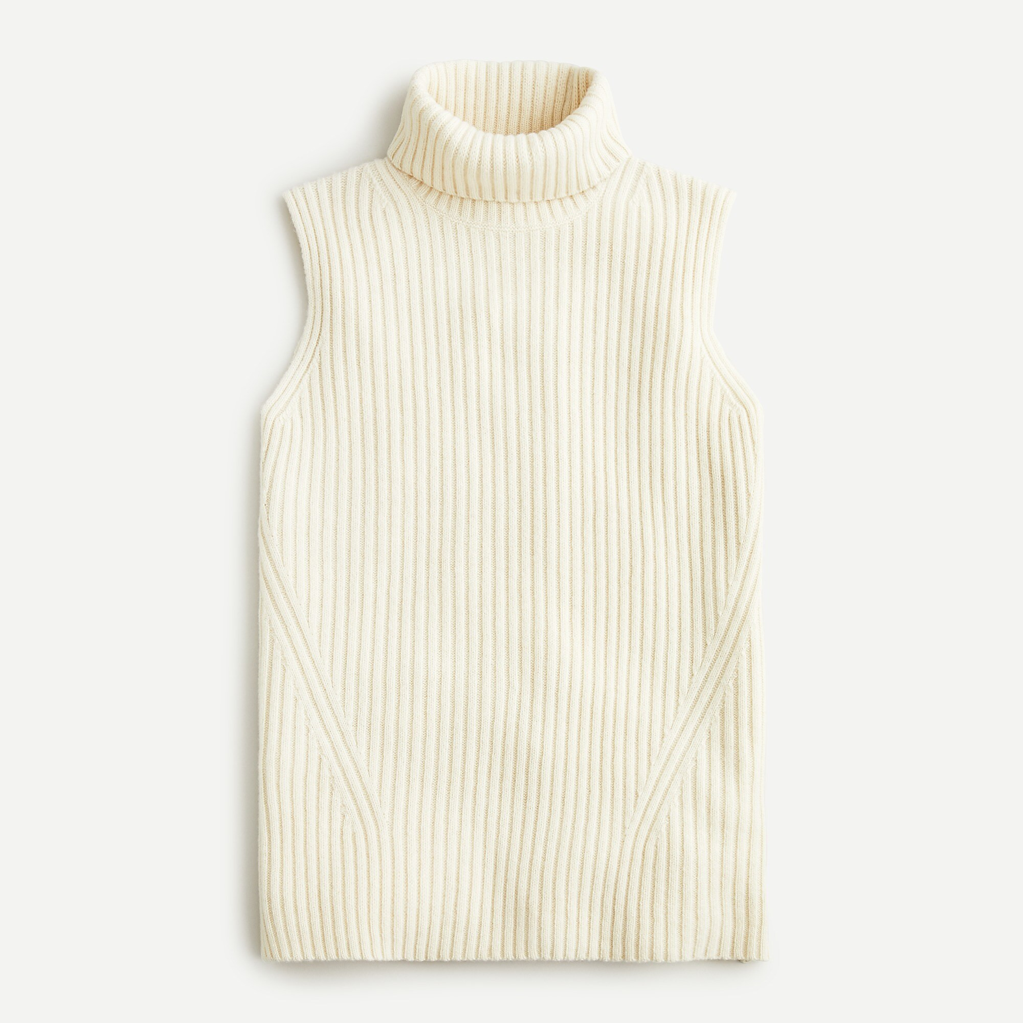 Ribbed turtleneck sweater-vest | J. Crew US
