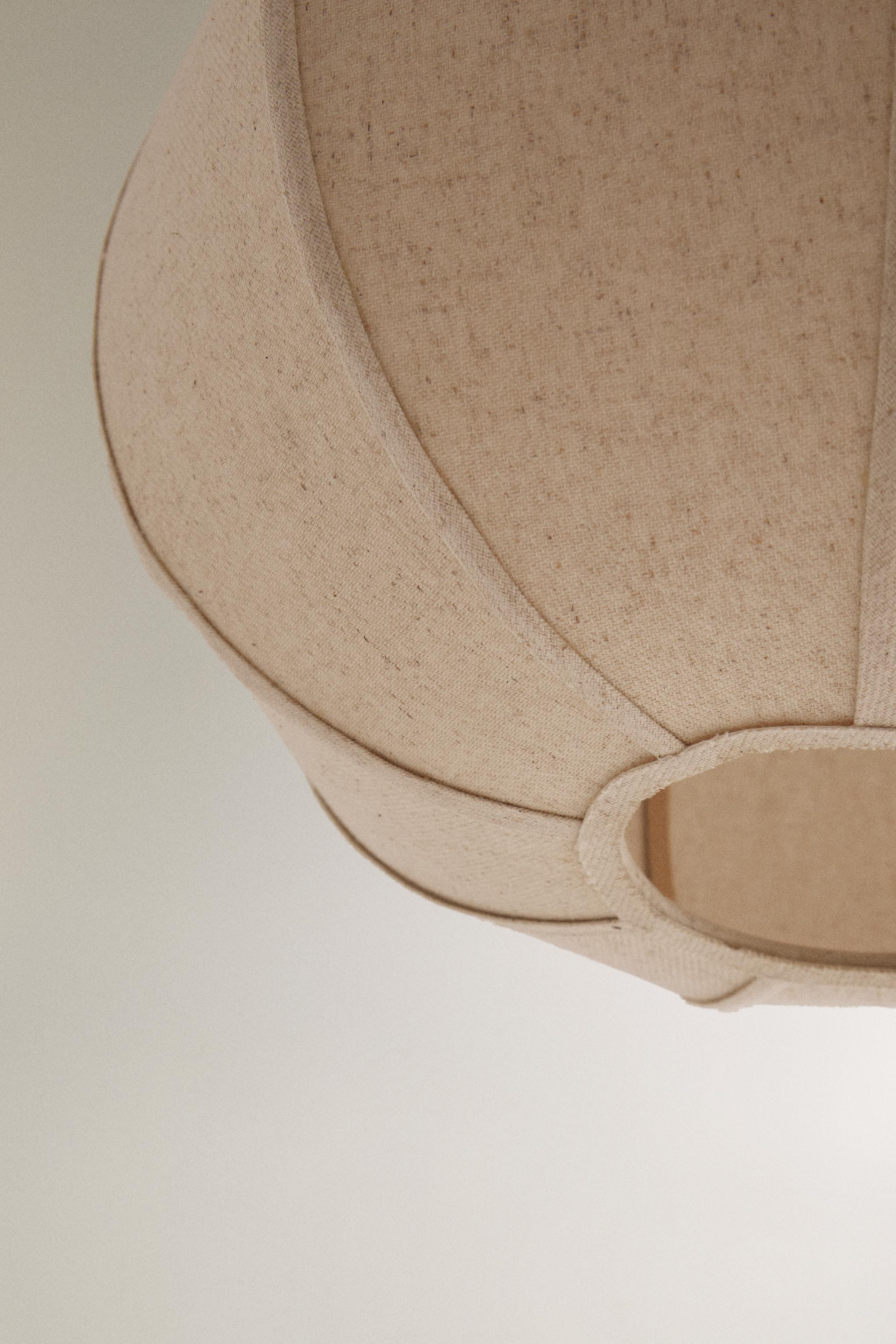 SMALL LINEN PENDANT LAMP | Zara US