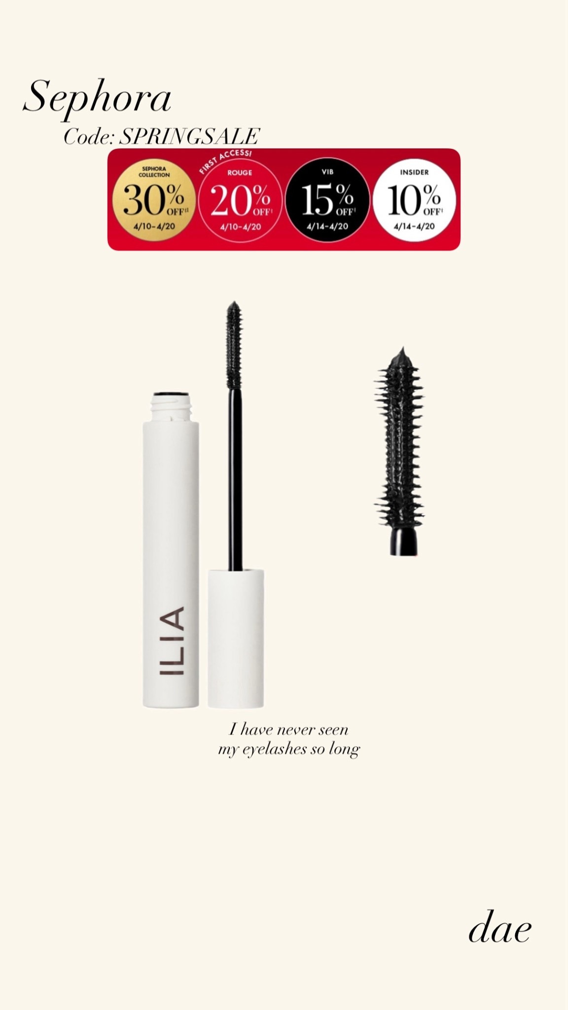 My eyelashes have never been this long! Why haven’t I tried this sooner? Also a clean product!!!! Get it at @Sephora sale! 

#LTKBeauty #LTKselfcare #LTKgrwm