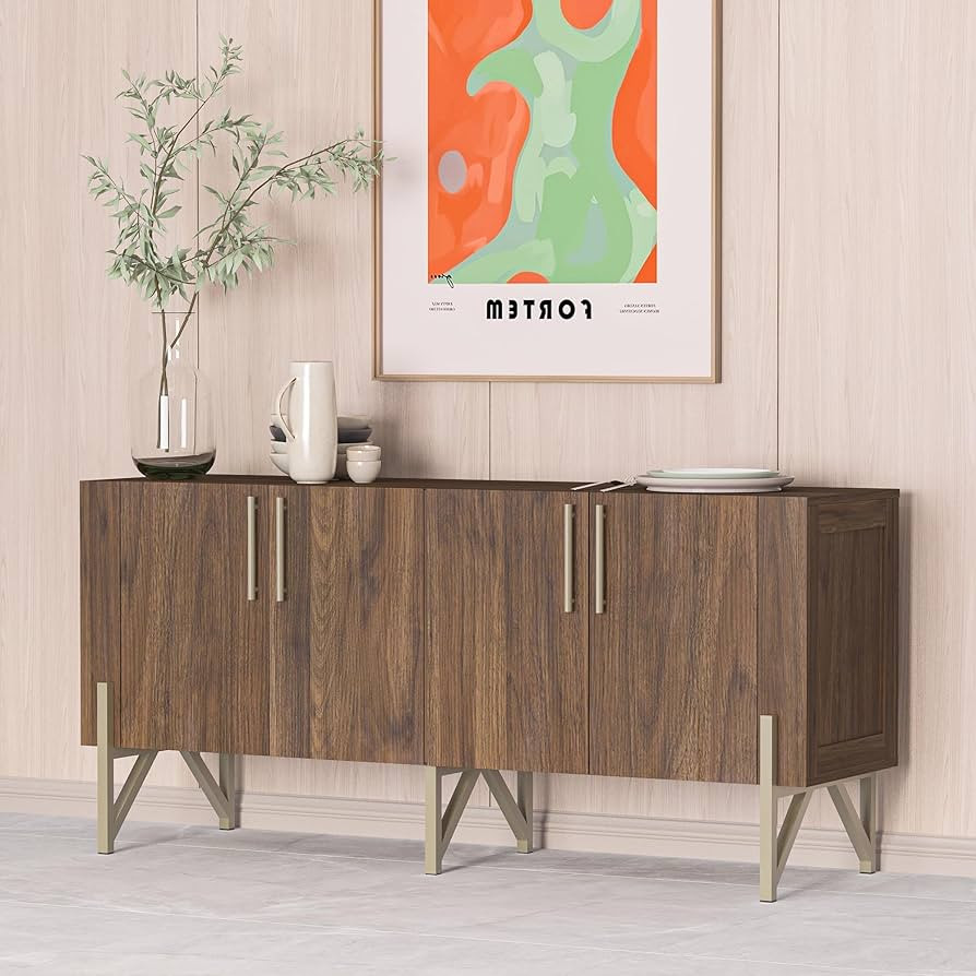 roomfitters Mid Century Modern TV Stand for TVs up to 65", Sideboard Buffet Cabinet with Storage,... | Amazon (US)