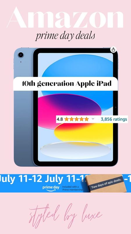 10th generation iPad 

#LTKBacktoSchool #LTKsalealert #LTKxPrimeDay