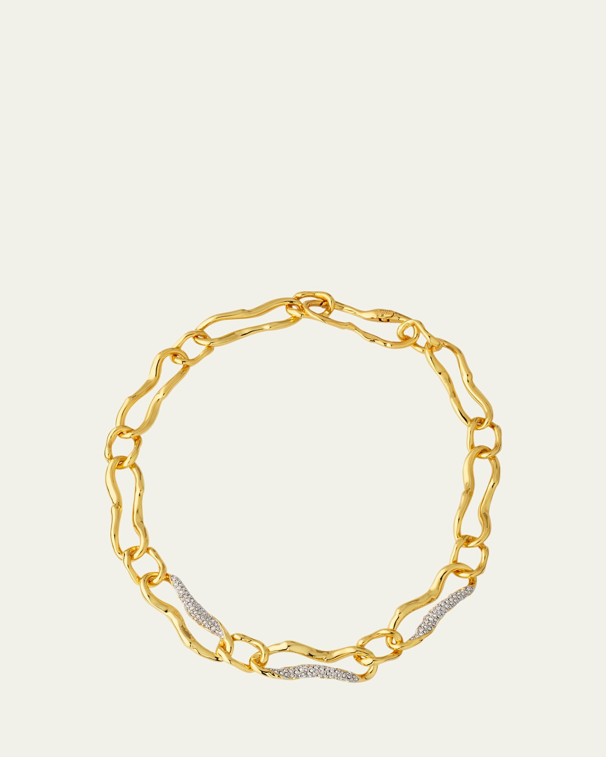 Brut Gold Curved Link Necklace, 18"L | Bergdorf Goodman