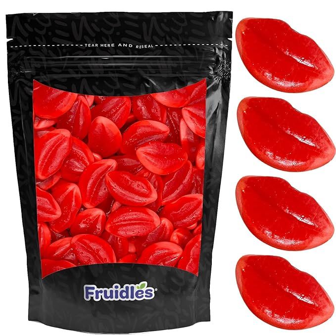 Fruidles Smoochers Gummi Lips Candy, Delicious Fruit Flavors Gummies (Half-Pound) | Amazon (US)