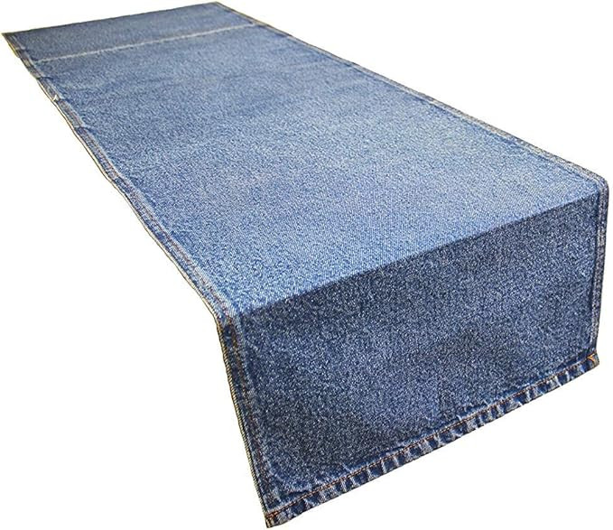 Table Runner Fall Denim for Parties Gatherings Daily Use Ideal Runner for Table Dinning Room and ... | Amazon (US)