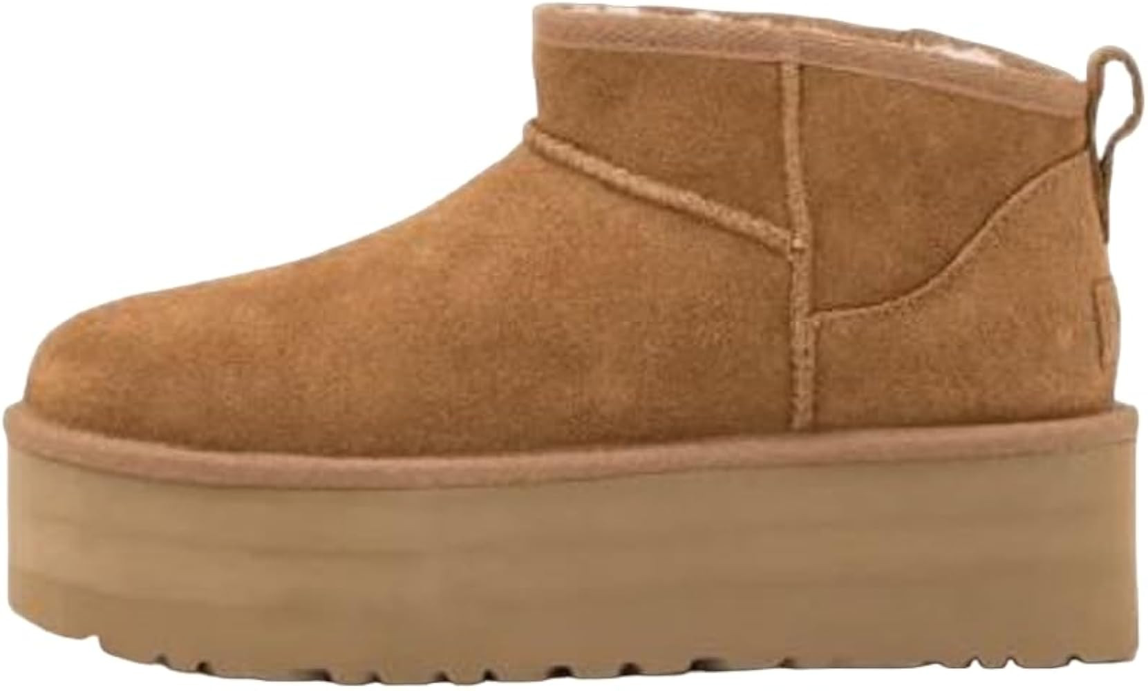 Shoes8teen Platform Mini Boot For Women Short Ankle Boot Fur Fleece Lined Sneakers Classic Ultra ... | Amazon (US)