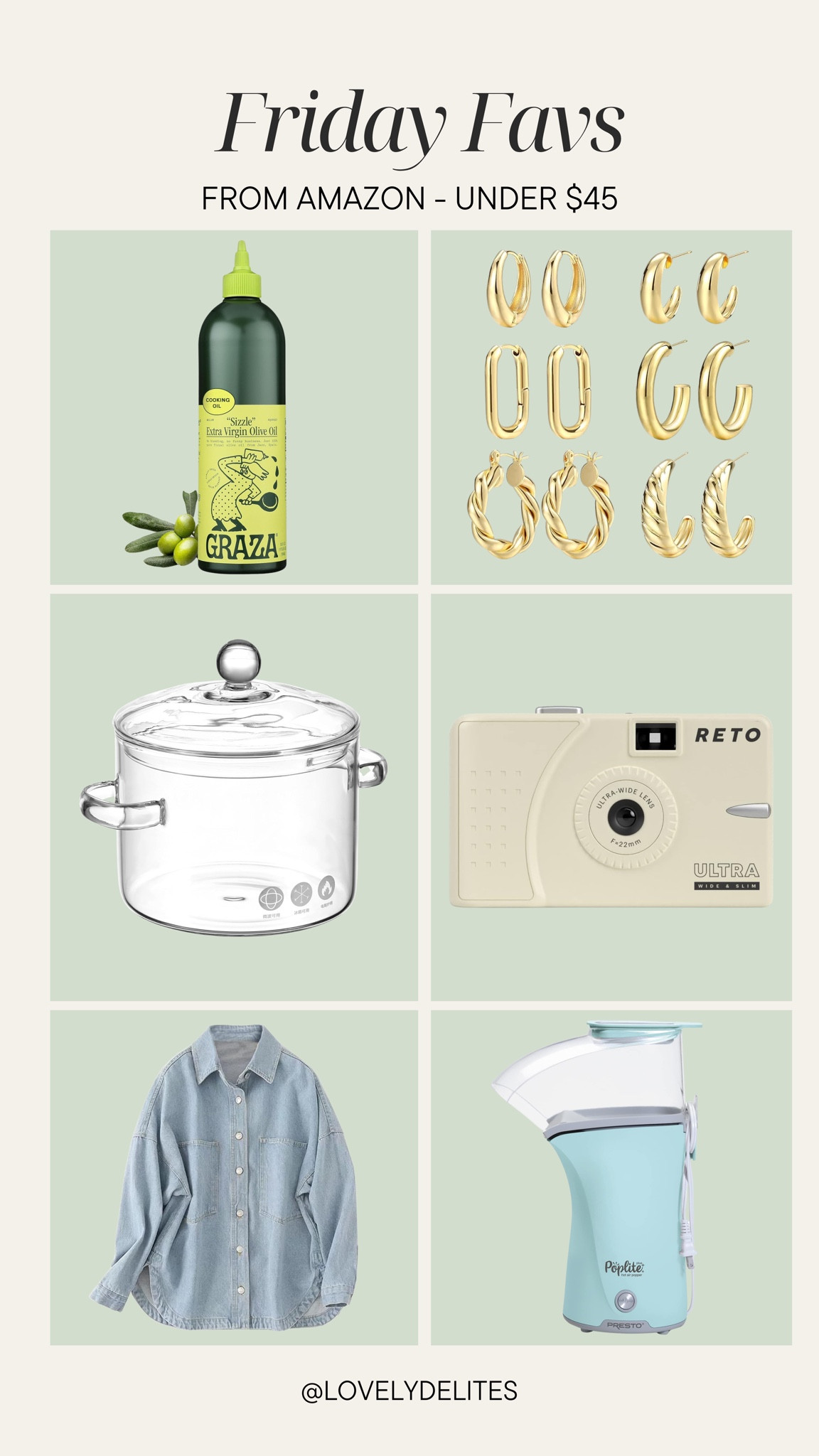 Friday favs of the week! All under $45 ✨