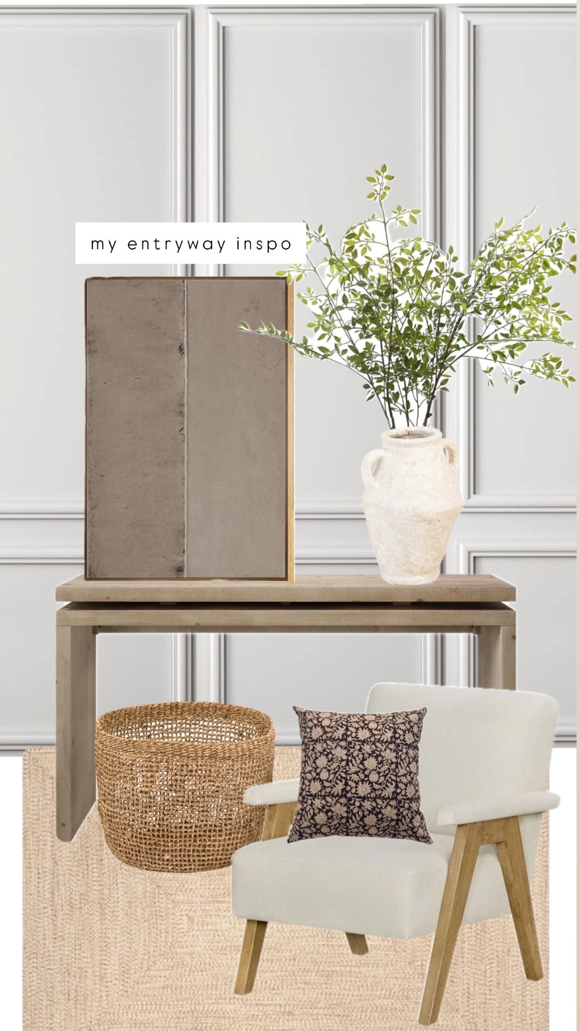 My entryway inspo 🤍

Earthy, organic, with a touch of modern!

#LTKStyleTip #LTKHome #LTKSpringSale