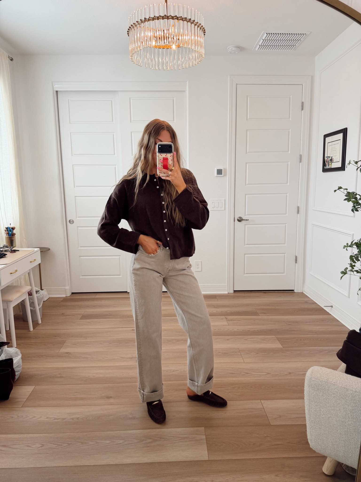 @abercrombie denim sale! Plus everything else is 20% off AND code DENIMAF stacks on top! I’m wearing a small sweater and 26 long in the curve love style in the jeans