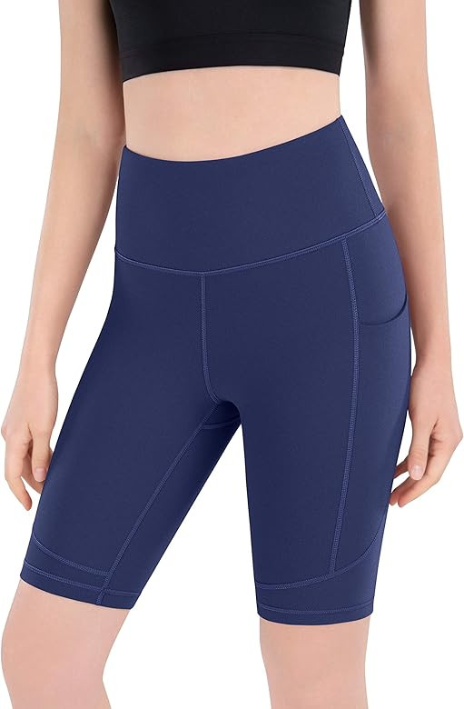 Amazon.com: HOFI Womens Workout Shorts with Pockets Biker Shorts for Women High Waisted Booty Yoga S | Amazon (US)
