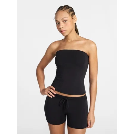 No Boundaries Cotton Stretch Jersey Tube Top Women s XS-XXXL | Walmart (US)