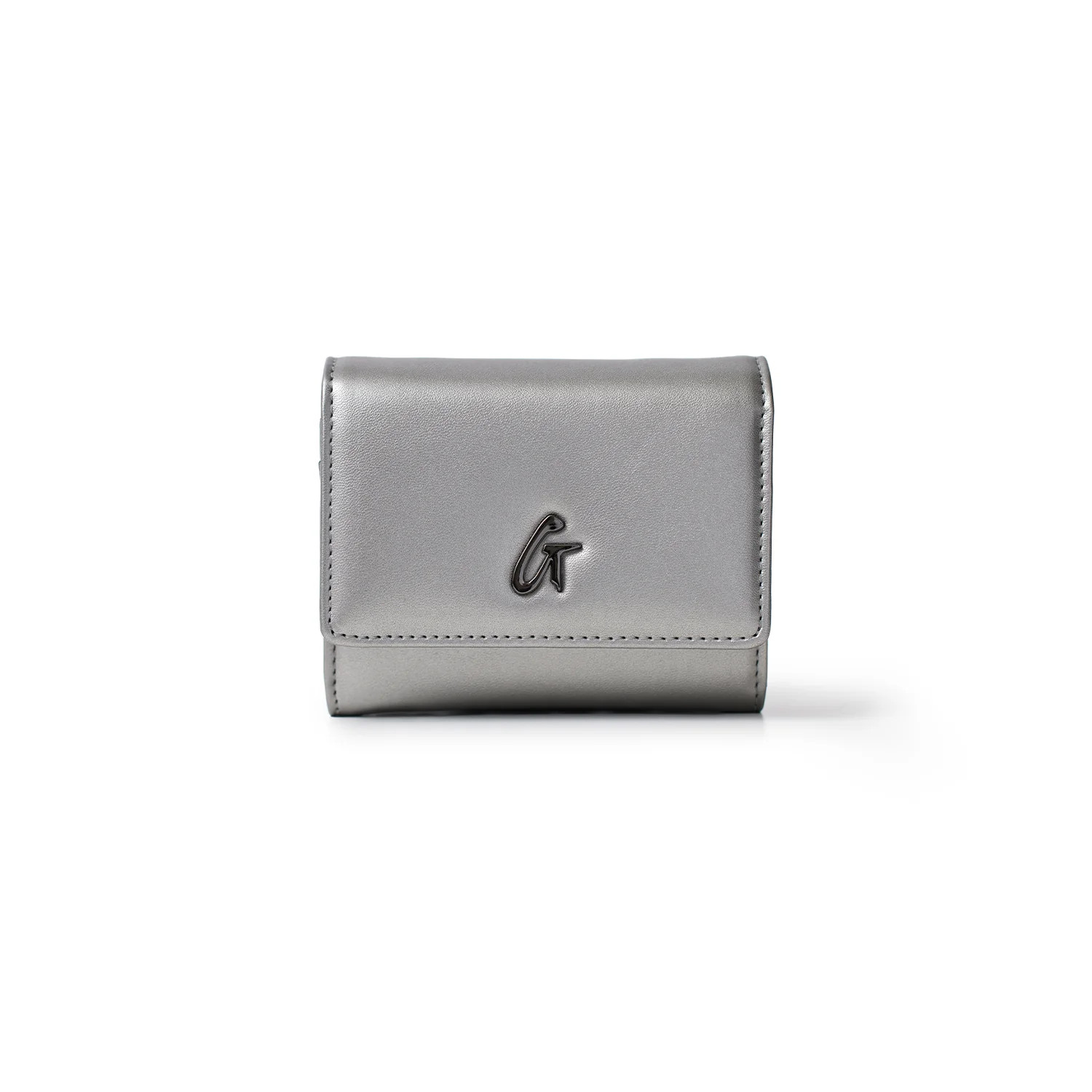 STANDARD GUNMETAL COMPACT WOC - PLATINUM | Glam-Aholic Lifestyle