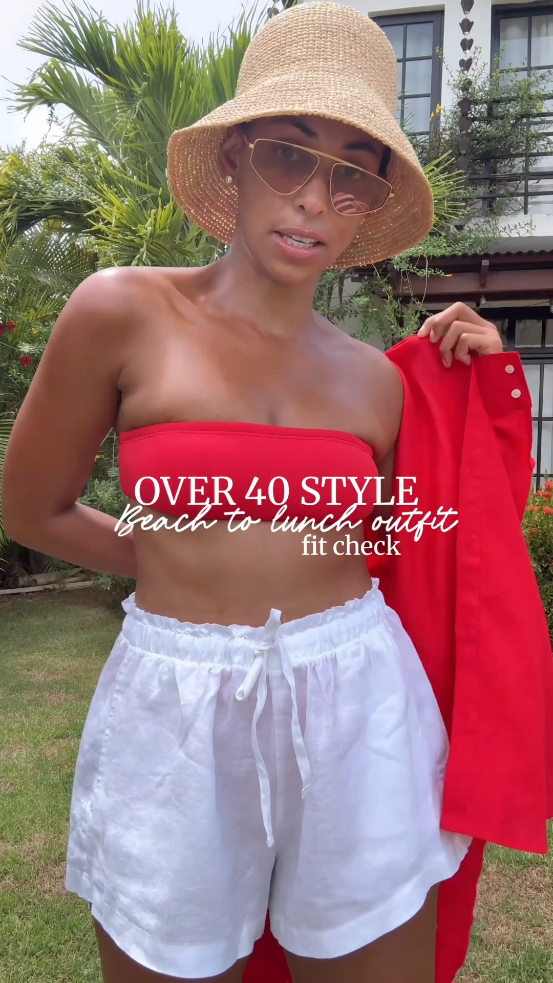 Over 40 style beach to lunch ✨

#LTKOver40 #LTKSwim #LTKTravel