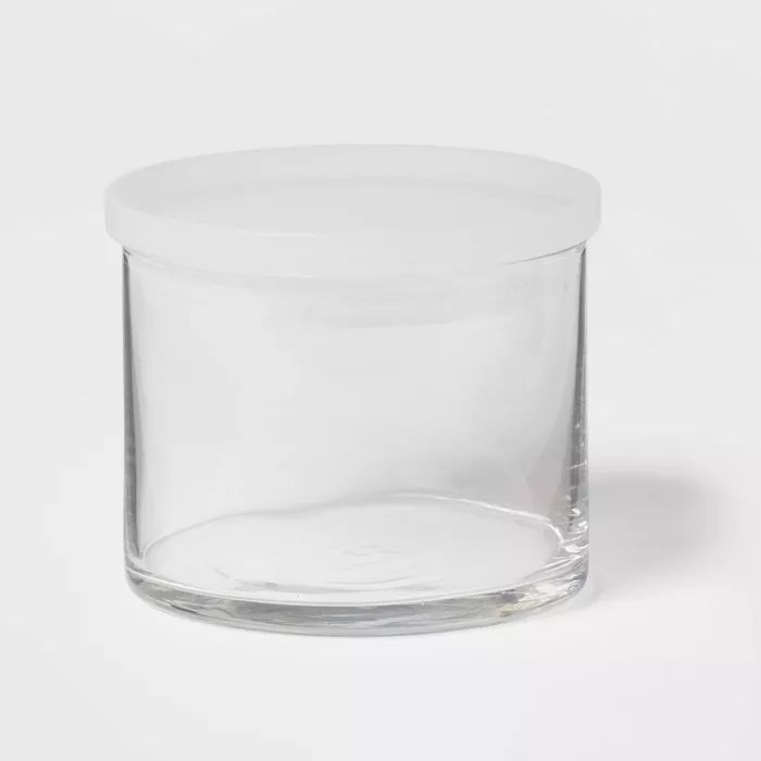 15oz Glass Small Stackable Jar with Plastic Lid - Made By Design™ | Target