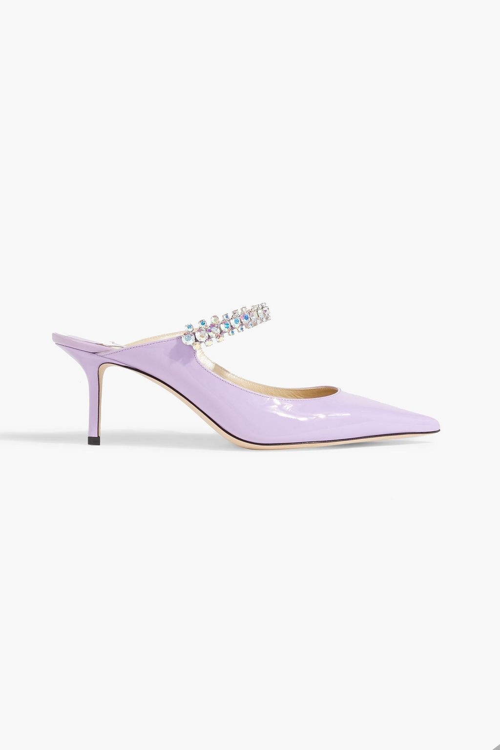 Bing 65 crystal-embellished patent-leather mules | The Outnet (US and CA)