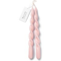 In Flore Handmade Emelie Twisted Taper Candle, Set Of Four, 4-Pack, Pink | Etsy (US)