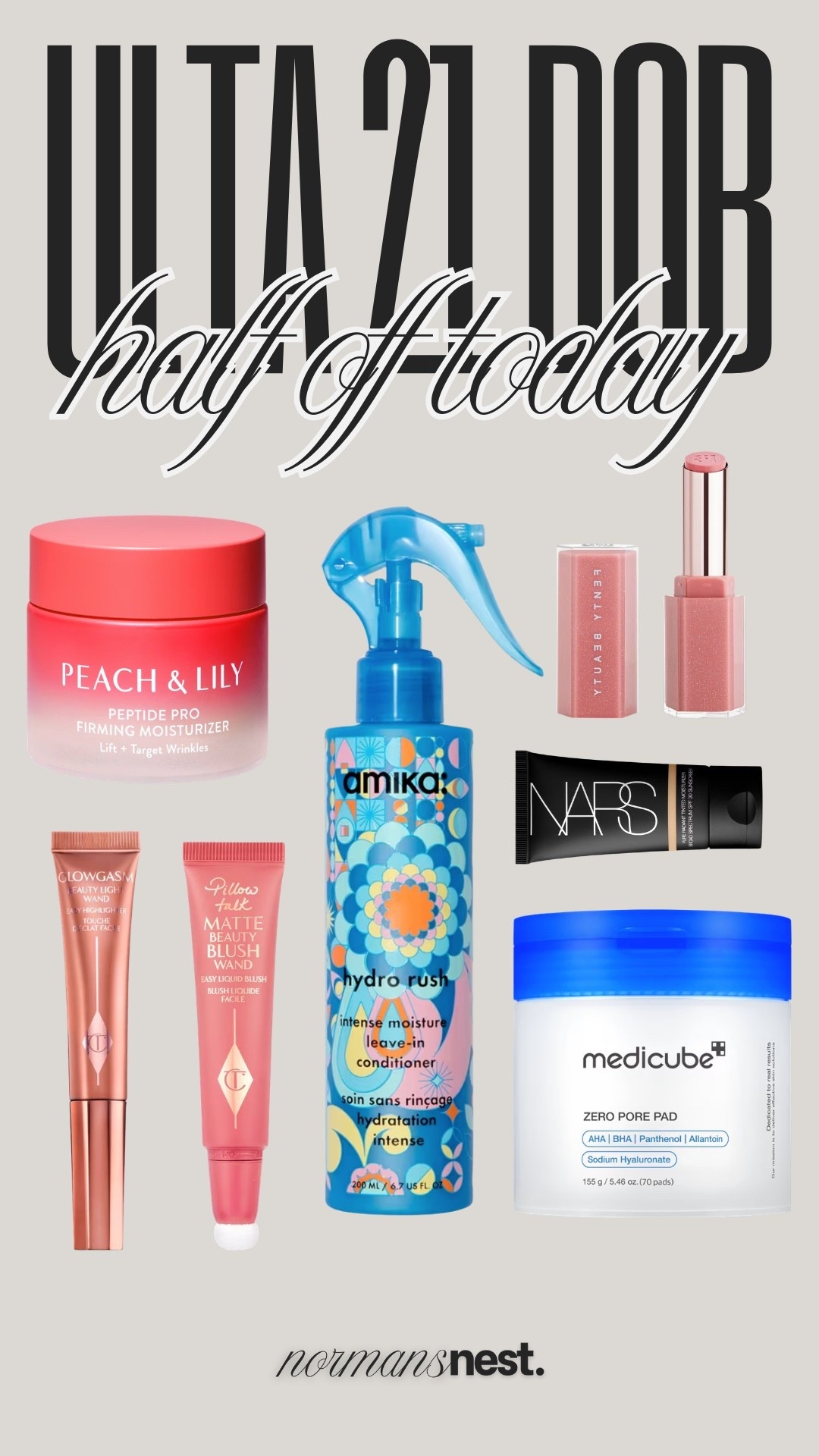Todays half off deals for Ulta’s 21 DOB!

#LTKBeauty #LTKSaleAlert #LTKselfcare