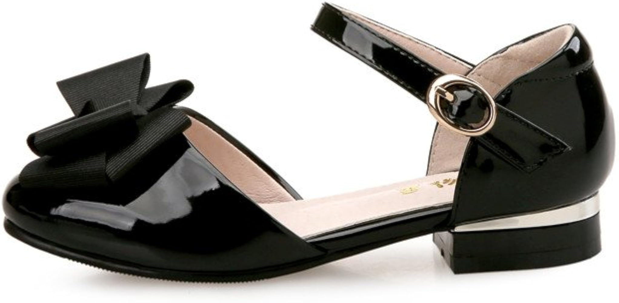 Flyrioc Little Girl's Heel Sandals Ballet Dress Shoes(Little Kid/Big Kid) | Amazon (US)