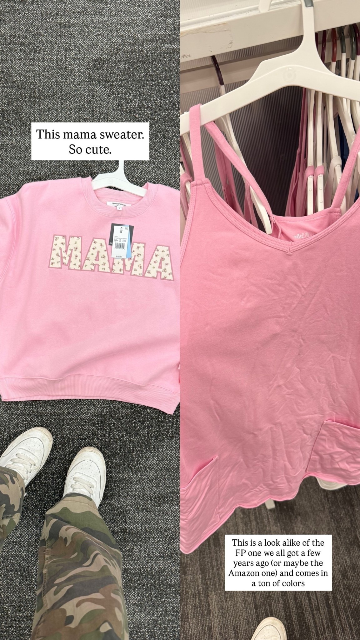 This mama sweater.
So cute.  This is a look alike of the FP one we all got a few years ago (or maybe the Amazon one) and comes in a ton of colors