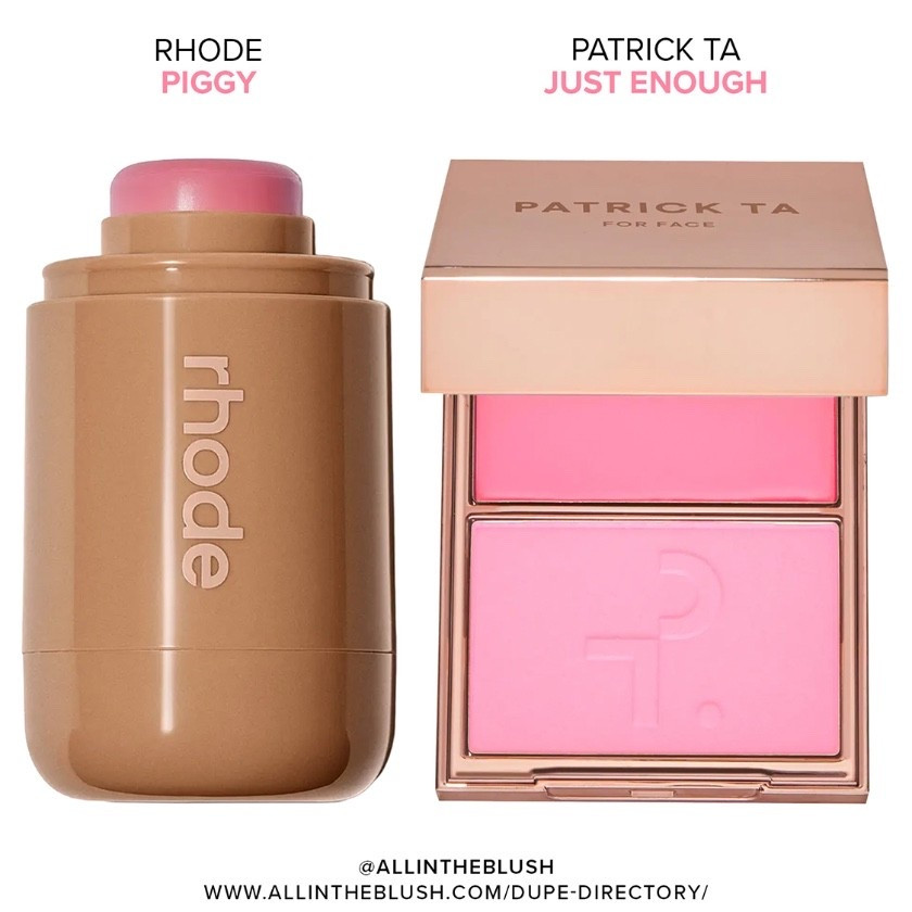 Rhode Piggy Pocket Cream Blush alternative👉🏼 Patrick Ta “Just Enough” Major Headlines Double-Take Crème & Powder Blush Duo💗

#LTKBeauty #LTKdayinmylife #LTKgrwm
