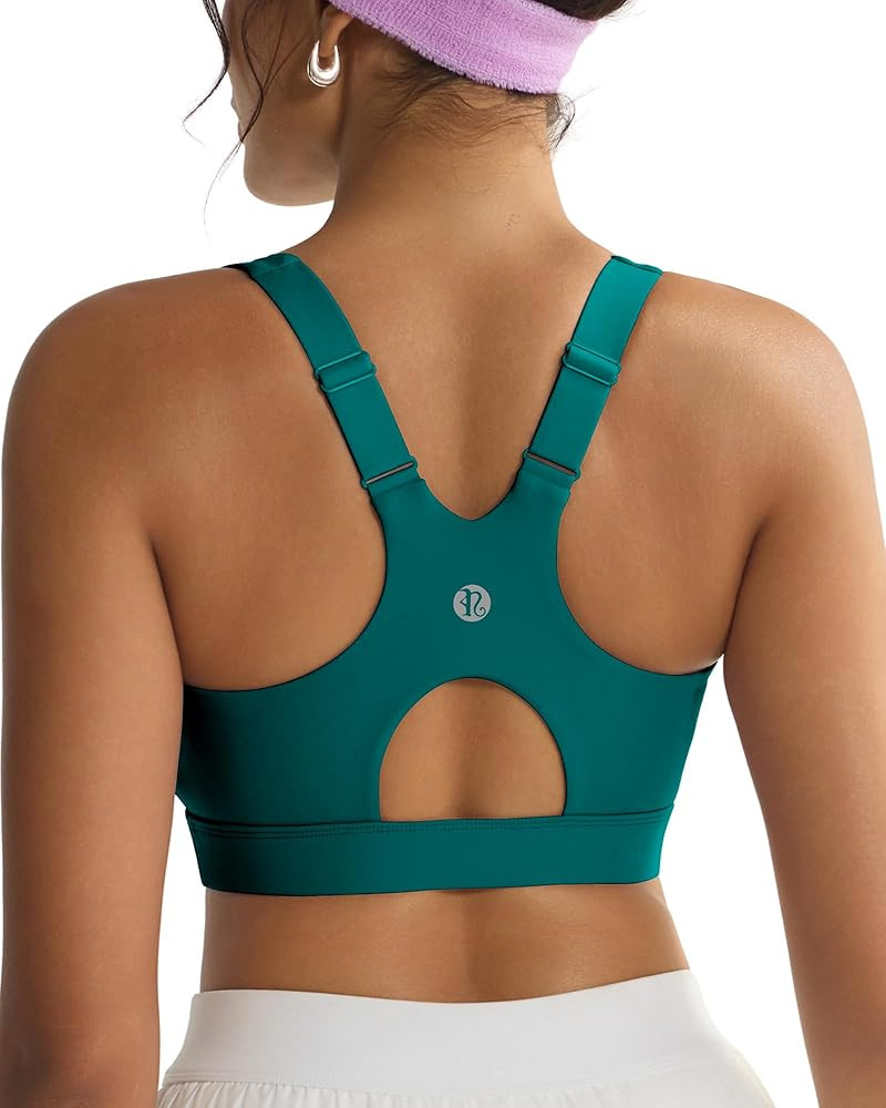 RUNNING GIRL Sports Bra for Women,Adjustable Straps Molded Cup High Impact Sports Bras for Women ... | Amazon (US)