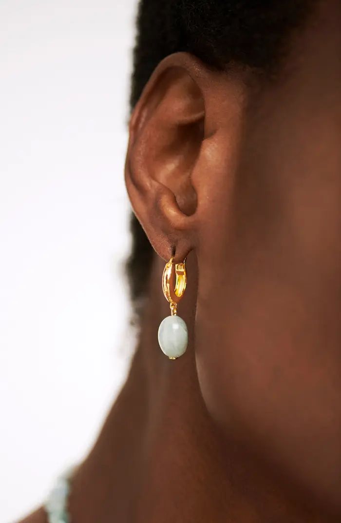 Rio Stone Huggie Drop Earrings | Nordstrom