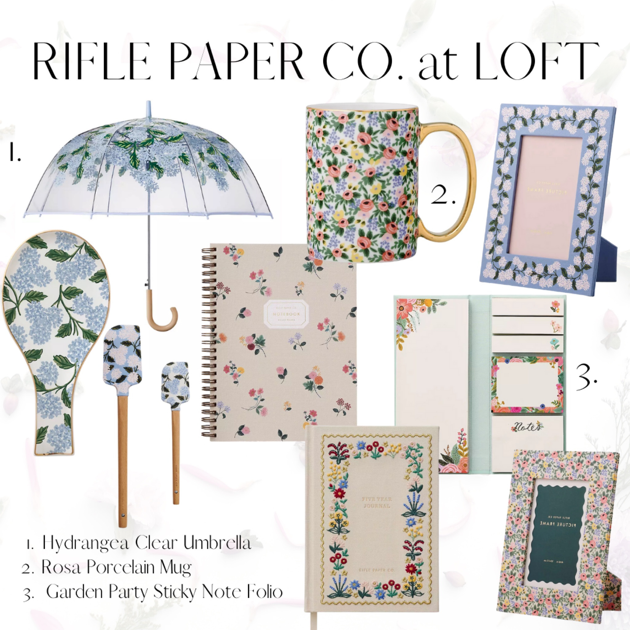 Rifle Paper company spring collection at Loft! I love this printed umbrella and coffee mug! 
Desk accessories, picture frames, coffee mug, rifle paper co 

#LTKHome #LTKFindsUnder50