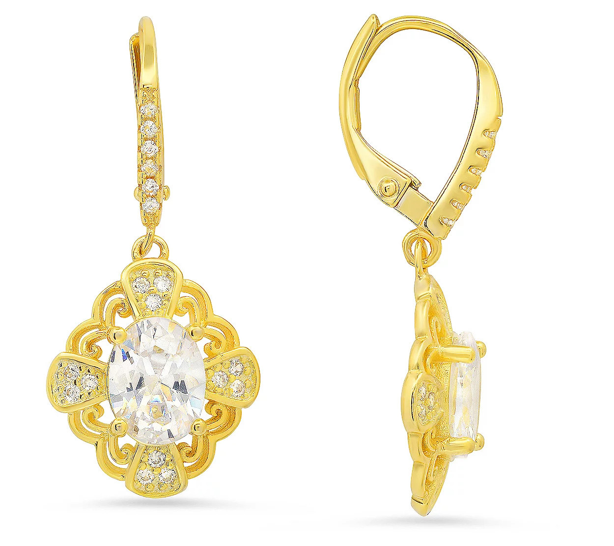 Sterling Silver Vintage Filigree Dangle Earring | QVC