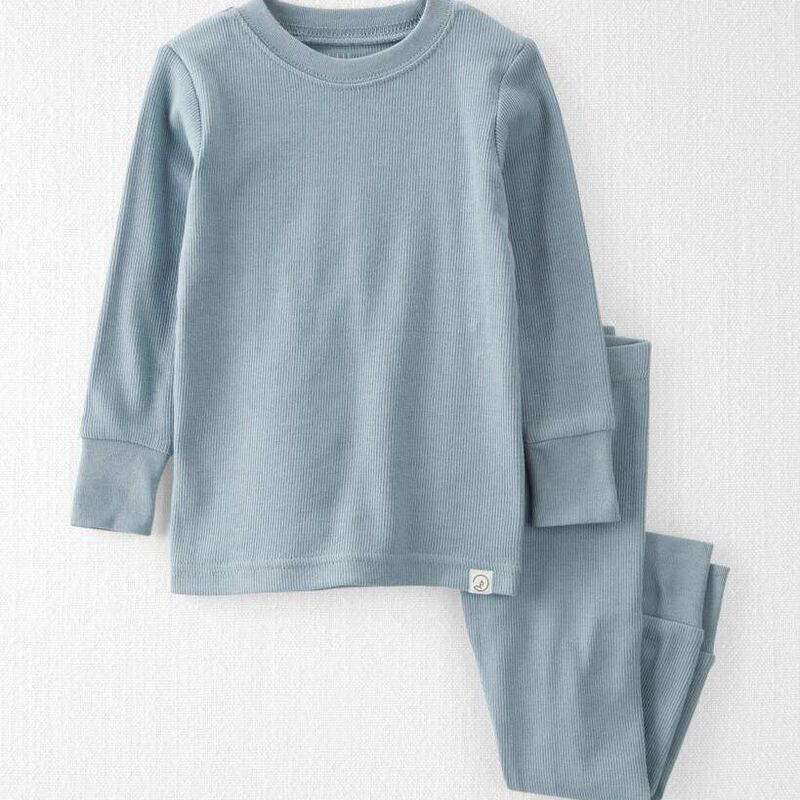 Baby Organic Cotton Ribbed 2-Piece Pajamas Set | Carter's