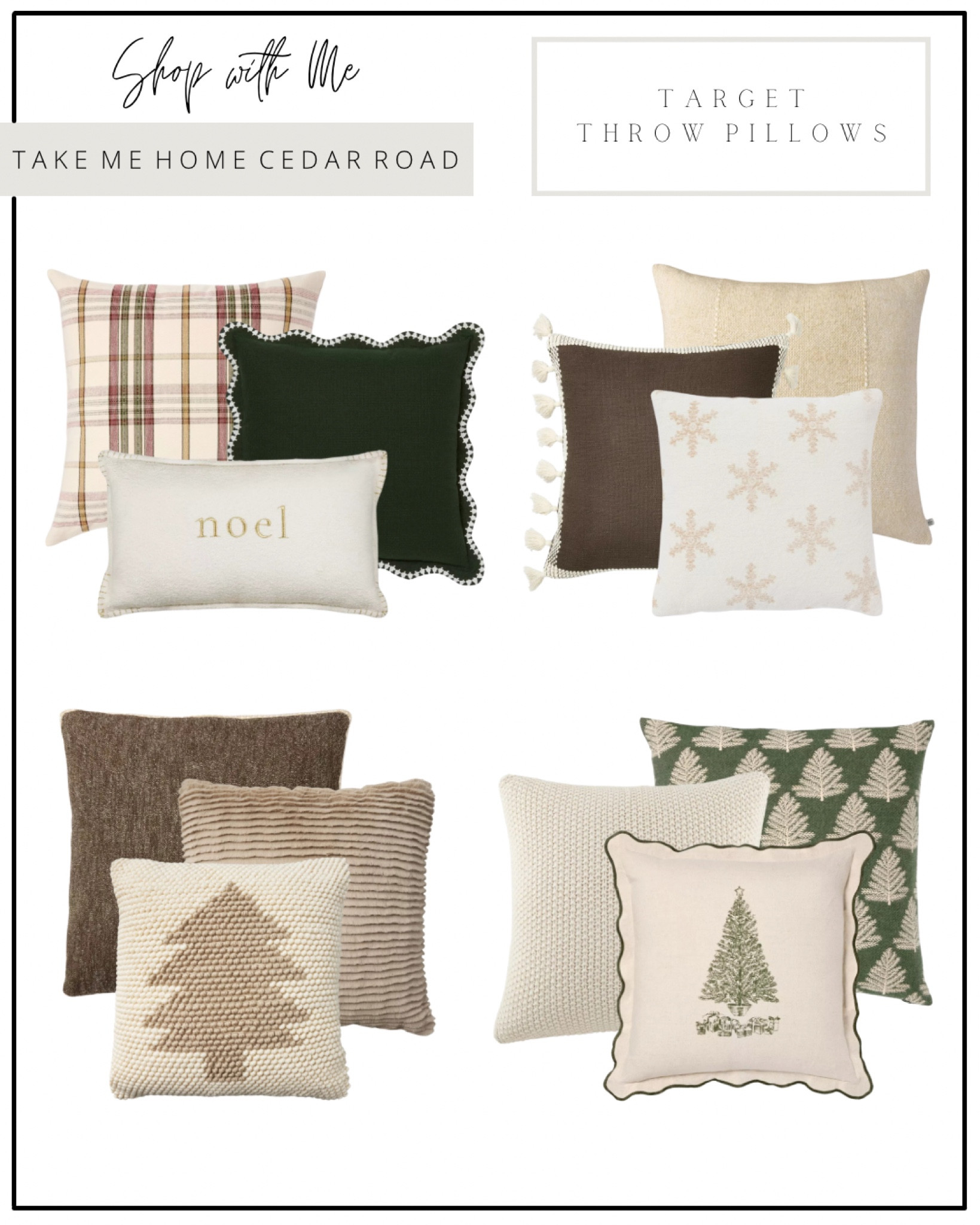 Pillows on sale now! Love these combinations! 

Throw pillow, holiday throw pillow, Christmas decor, winter decor 

#LTKSaleAlert #LTKHoliday #LTKHome