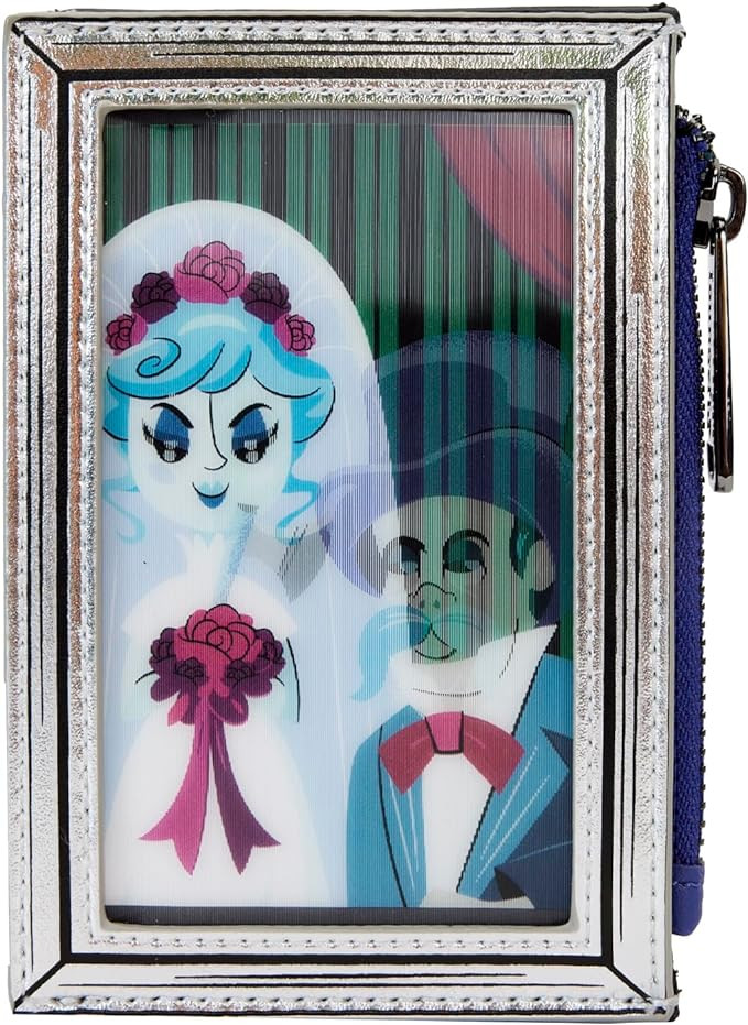LOUNGEFLY DISNEY HAUNTED MANSION BLACK WIDOW BRIDE LENTICULAR CARDHOLDER | Amazon (US)