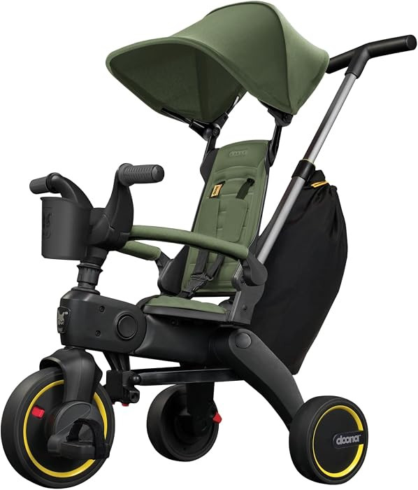 Doona Liki Trike S3, Desert Green - 5-in-1 Compact, Foldable Tricycle - Suitable for Toddlers 10 to 36 Months | Amazon (US)