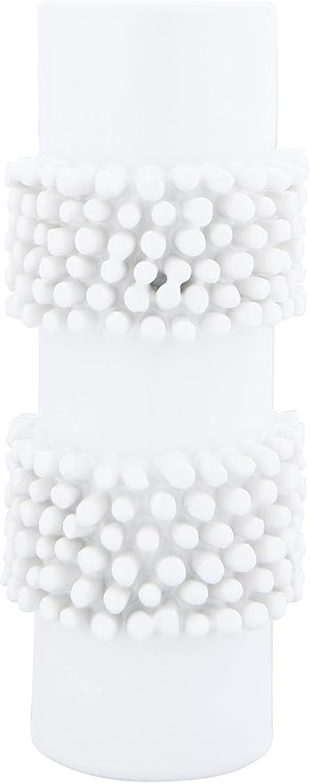 Bloomingville Handmade 8" H Poodle Cut Stoneware Vase, White | Amazon (US)