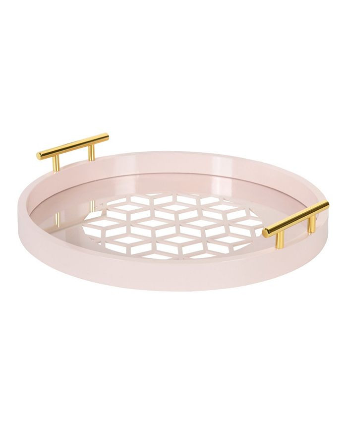 Kate and Laurel Caspen Round Decorative Tray - 15.5 | Macys (US)