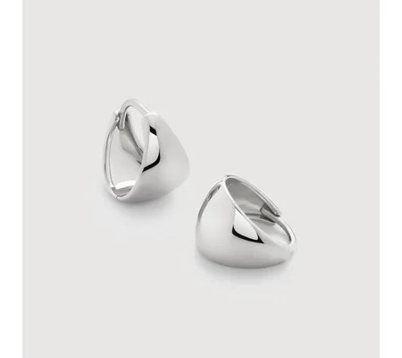 Tapered Huggie Earrings | Monica Vinader | Monica Vinader (Global)