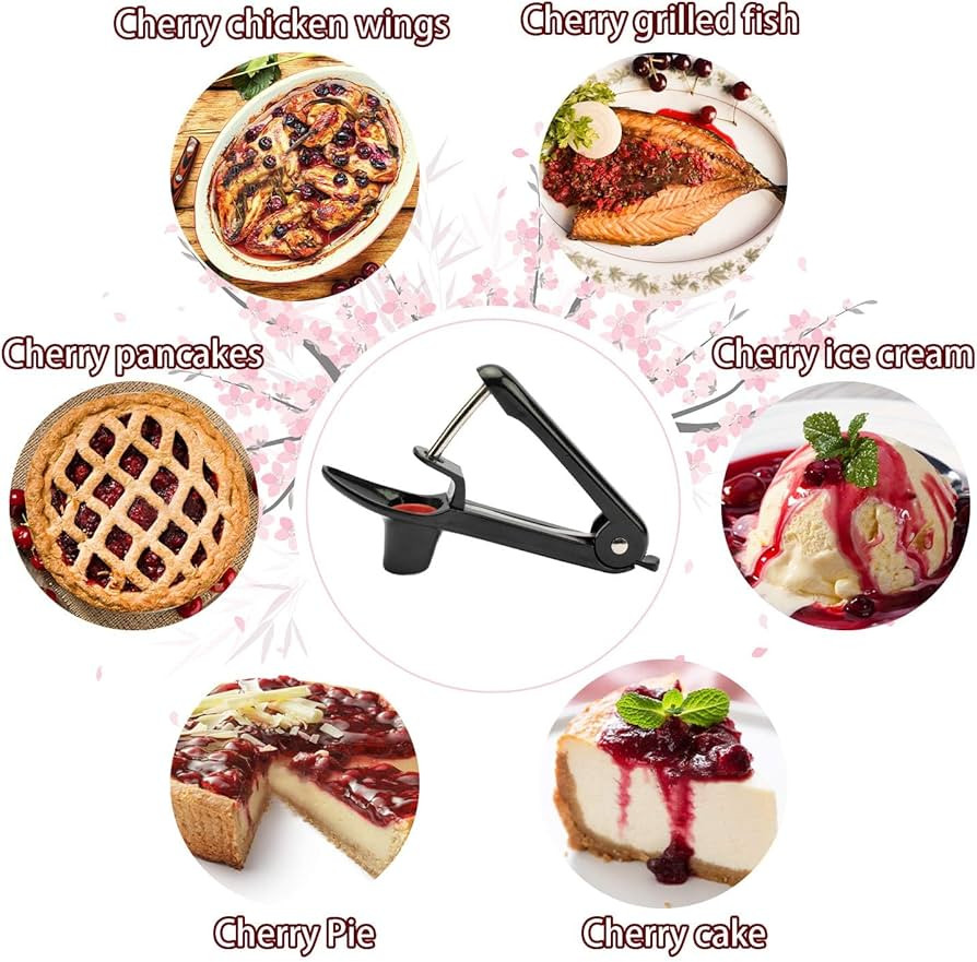 Cherry Pitter - Ordekcity Stainless Steel Cherries Corer Pitter Tool with Hand-held Push Design, ... | Amazon (US)