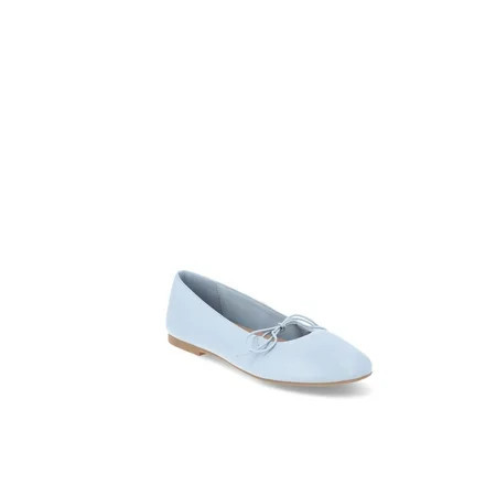 No Boundaries Women s Bow Mary Jane Ballet Flats | Walmart (US)