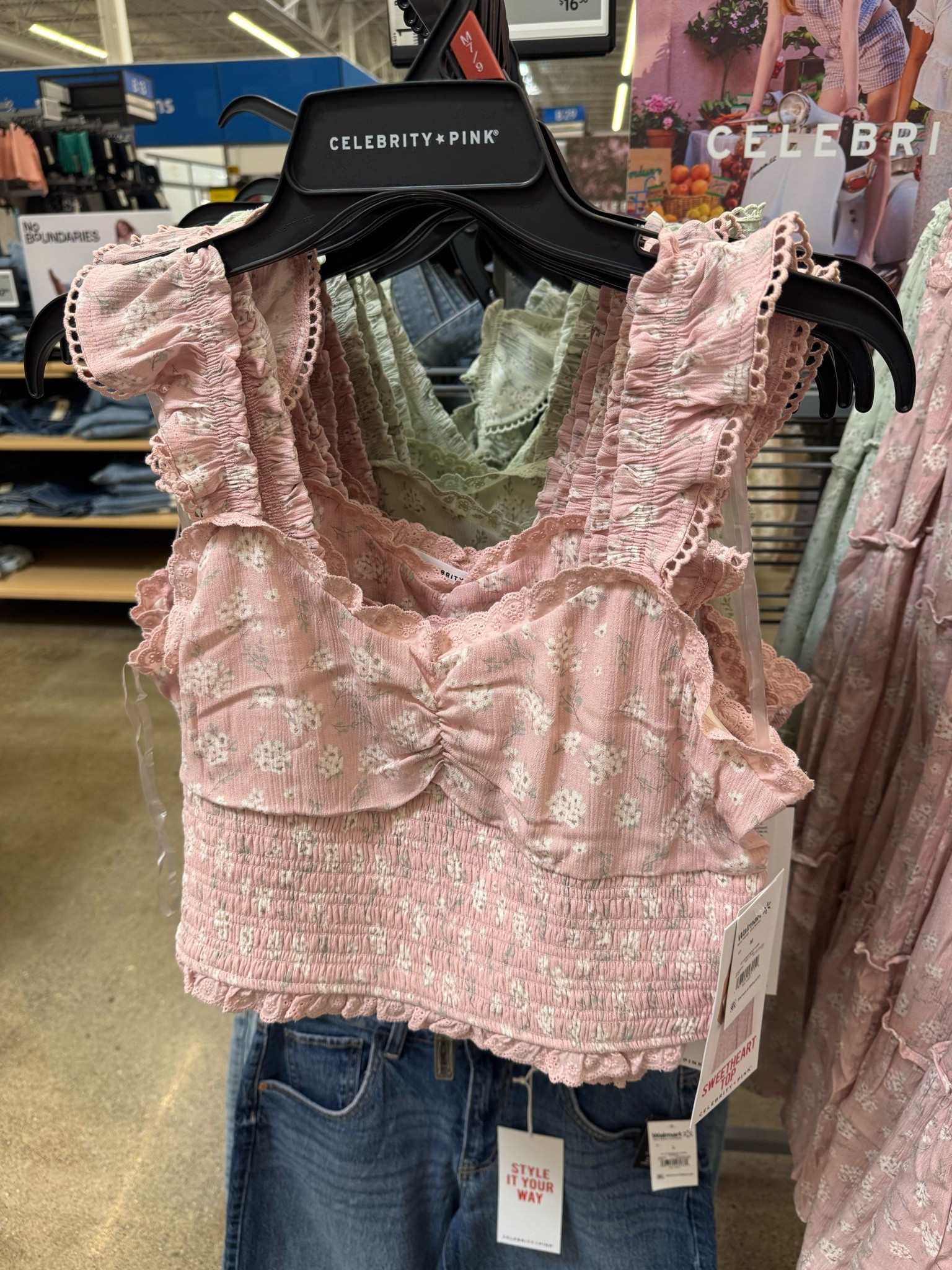 Walmart✨ Celebrity Pink Women's Sweetheart Tank Top with Ruffle Straps, Sizes XS-XXXL

#LTKootd #LTKSeasonal #LTKTravel
