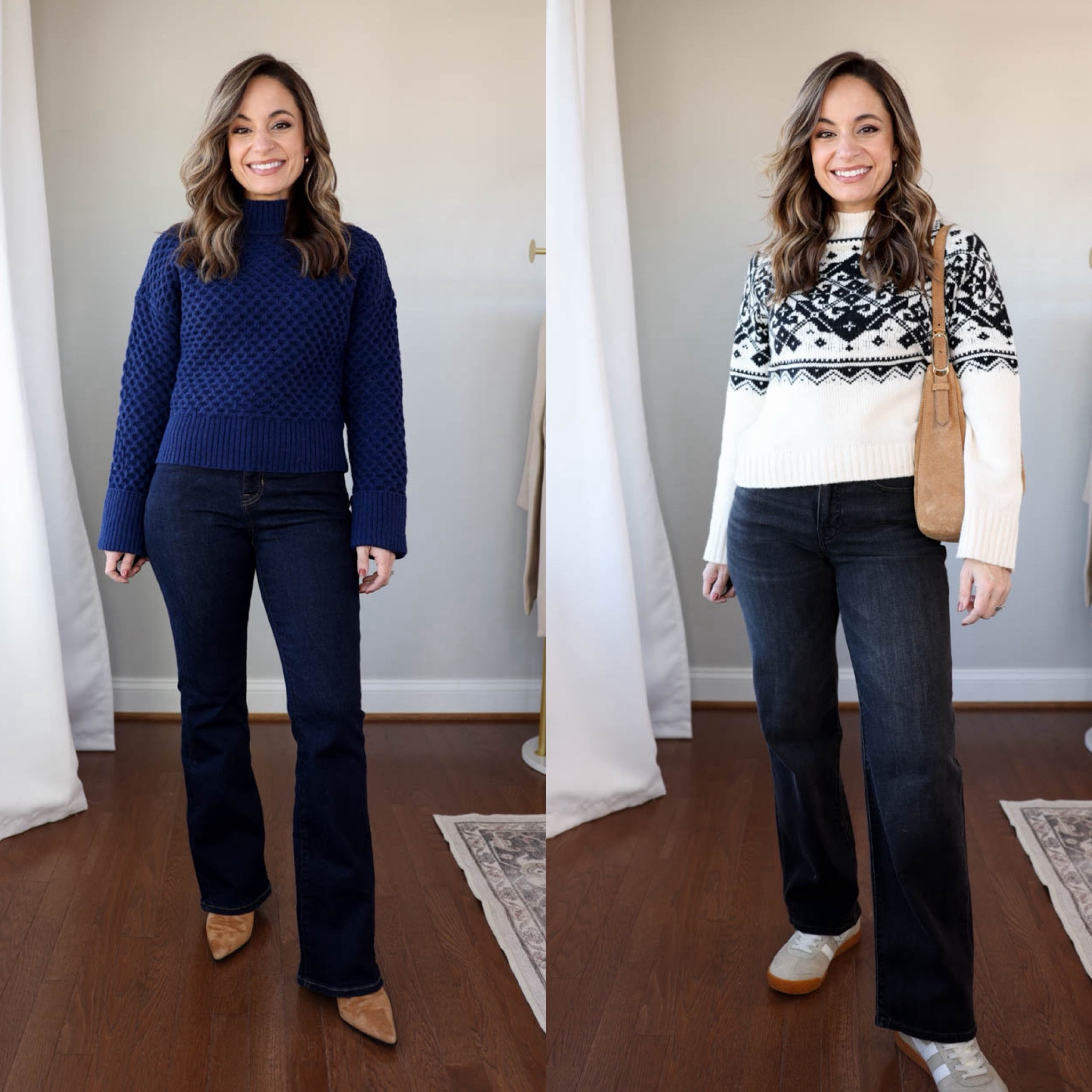 Black Friday is live @JCrew - take 50% off your purchase! Here are my top picks from the sale. 

Bootcut Jeans: Petite 24 in Resin Rinse - tts, 29.5” inseam, 10.25” rise (in petite 24)
Honeycomb Sweater: XXS 
Long Toscana Coat: Petite 00 - tts
Stevie Boots: TTS
Red Fair Isle Sweater: XXS 
Slim Wide Jeans: Petite 24 - tts, 10.25” rise, 27” inseam (in petite 24) 
Short Toscana Coat: Petite 00 in natural 
White Fair Isle Sweater: XXS
Flare Jeans: Petite 24 - tts, 29.5” inseam and 10.5” rise (in petite 24)

#ad #injcrew


#LTKCyberWeek #LTKHoliday #LTKPetite