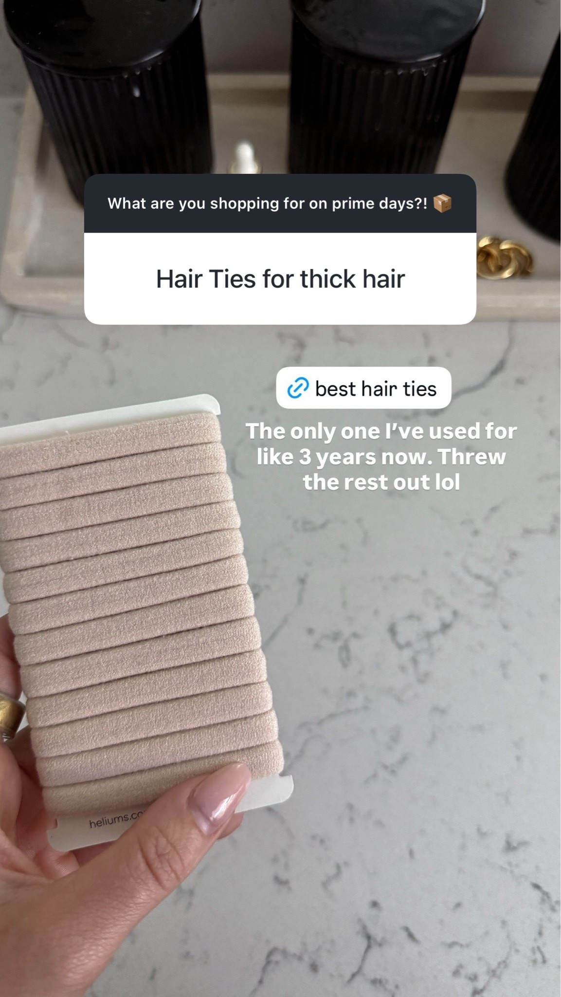 The best Hair Ties! 

Amazon prime day, Amazon beauty, Amazon hair, prime day deals

#LTKSaleAlert #LTKBeauty