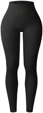 FUNSEED High Waisted Leggings for Women Winter Tights Tummy Control Soft Yoga Pants for Workout A... | Amazon (US)