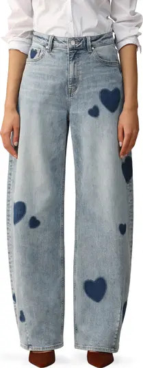 Rosalind High Waist Barrel Leg Jeans | Nordstrom
